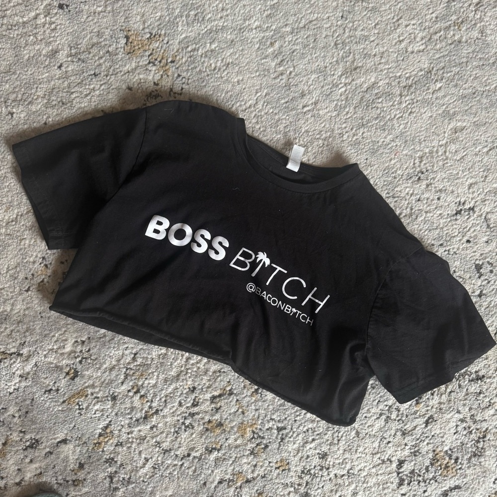 Boss B🌴tch Crop Tee